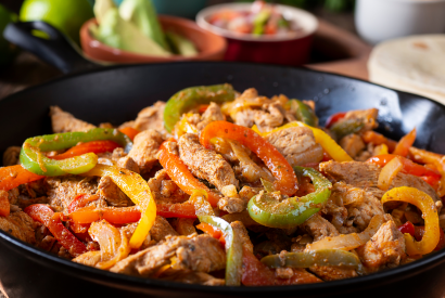 Thumbnail for The BEST Low-Carb Garlic Herb Chicken Fajitas You’ll Ever Have. Period.