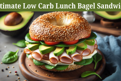 Thumbnail for Ultimate Low Carb Lunch Bagel Sandwich