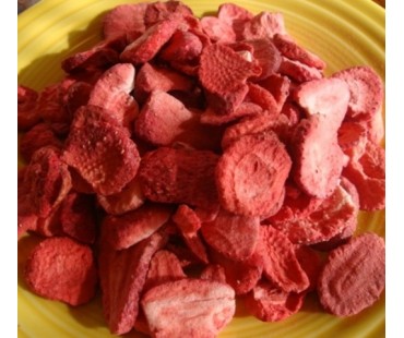 Low Carb Sliced Strawberries - Dehydrated No Sugar Added