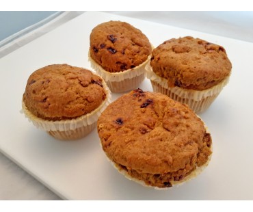 Low Carb Pumpkin Raisin Muffins 4 Pack - Fresh Baked