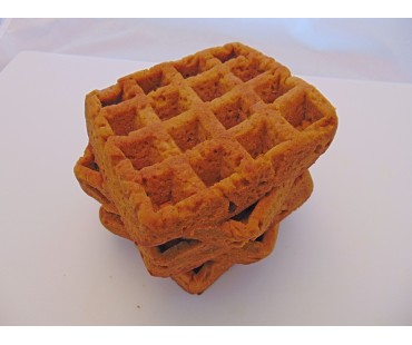 Low Carb Pumpkin Waffle Cakes - Fresh Baked