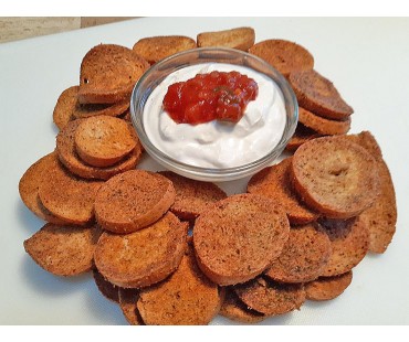 Low Carb Smokey Chipotle Bagel Chips - Fresh Baked